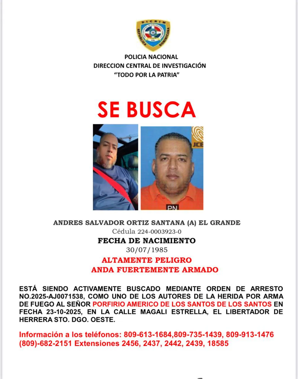 SE BUSCA HERRERA 2