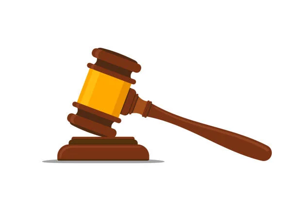 juez-gavel-icono-de-martillo-de-abogado-de-madera-en-estilo-plano-símbolo-de-justicia