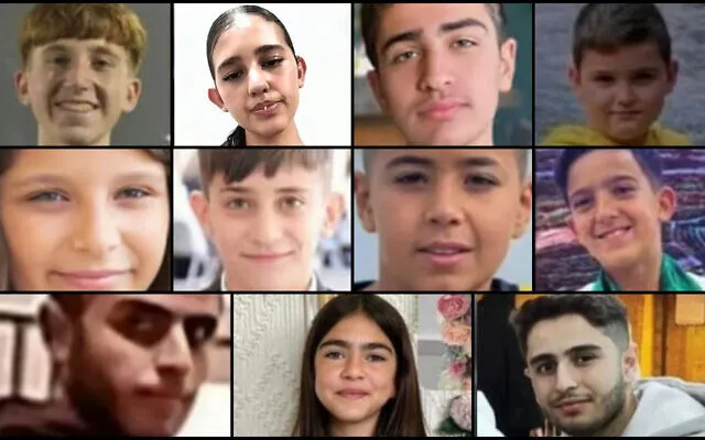 Los niños muertos en el campo de fubol